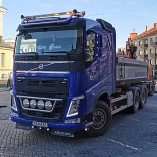 Volvo tippbil – Martins Grus